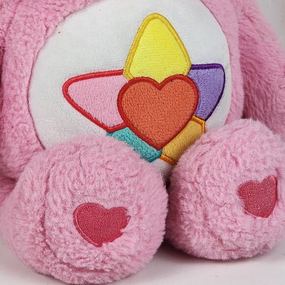 Care Bears "TRUE HEART BEAR" 2022 Pink Soft Plush Stuffed Animal - Picture 7 of 11